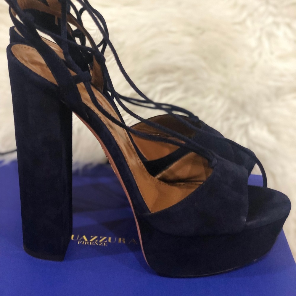 Aquazurra platform heels